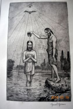 Johannes tauft Jesus