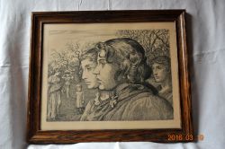 Zwei Frauen im Profil