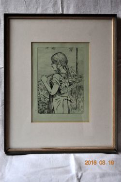 Mädchen mit Sonnenblume